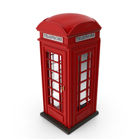 British Phone Booth PNG & PSD Images