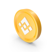 Cartoon Binance Coin PNG & PSD Images