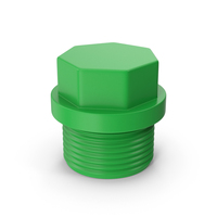 Plastic Pipe Plug Green PNG & PSD Images