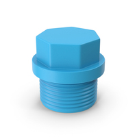 Blue Plastic Pipe Plug PNG & PSD Images