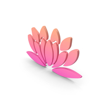 Pink Lotus Flower Logo PNG & PSD Images