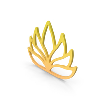 Yellow Lotus Flower Logo PNG & PSD Images