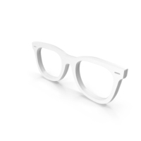 White Spectacle Symbol PNG & PSD Images