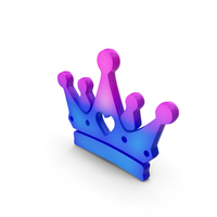 Crown Cap Heart King Symbol Color PNG & PSD Images