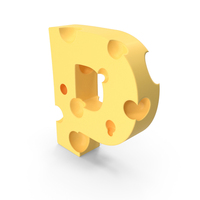 Cheese Letter P PNG & PSD Images