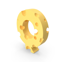 Cheese Letter Q PNG & PSD Images