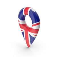 The United Kingdom Of Great Britain Travel Pin PNG & PSD Images