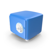Blue Cartoon Safe PNG & PSD Images