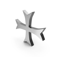 Silver Templar Cross PNG & PSD Images
