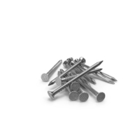 Heap of Metal Steel Nails PNG & PSD Images