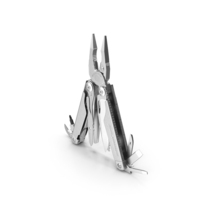 Leatherman Surge Multitool Silver Open PNG & PSD Images