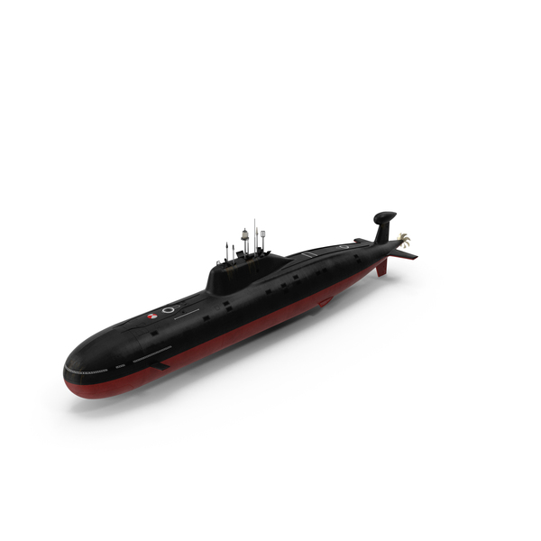 Nuclear Powered Attack Submarine Akula Class PNG & PSD Images