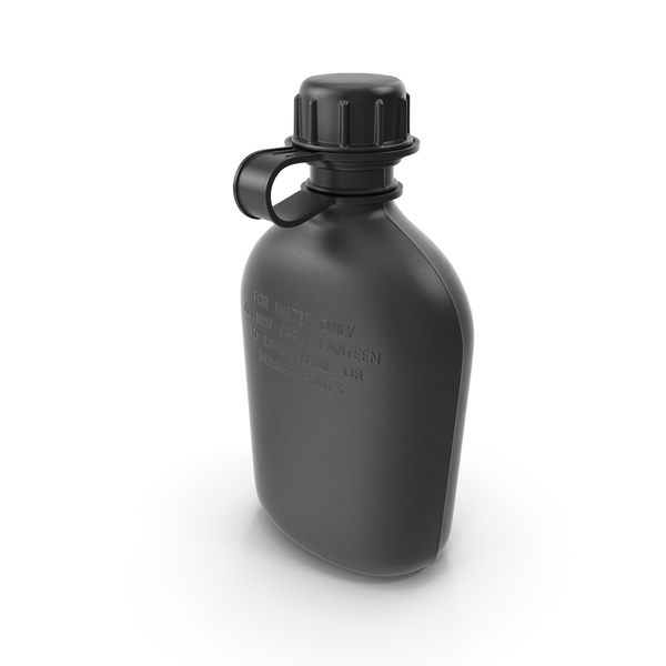 Plastic Water Canteen PNG & PSD Images