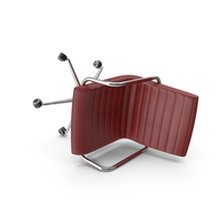 Office Chair Red Posed PNG & PSD Images