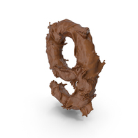 Chocolate Splash Number 9 PNG & PSD Images