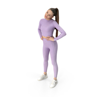 Young Woman In Sportswear PNG & PSD Images