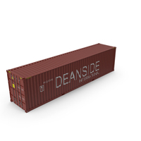 40 ft High Cube Container Red PNG & PSD Images