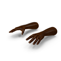 African Man Hands with Fur PNG & PSD Images