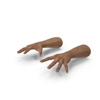 Man Hands with Fur Pose PNG & PSD Images