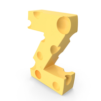 Cheese Letter Z PNG & PSD Images