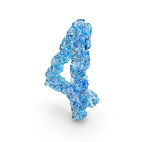 Gems Number 4 PNG & PSD Images