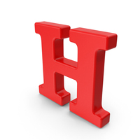 Red Capital Letter H PNG & PSD Images