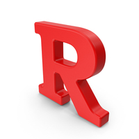 Red Capital Letter R PNG & PSD Images