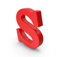 Red Capital Letter S PNG & PSD Images