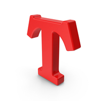 Red Capital Letter T PNG & PSD Images