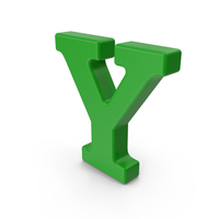 Green Capital Letter Y PNG & PSD Images