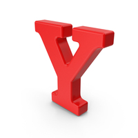 Red Capital Letter Y PNG & PSD Images