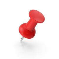 Red Drawing Pin PNG & PSD Images