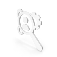 White Job Search Support Candidate Symbol PNG & PSD Images