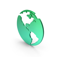Metallic Earth Globe Logo PNG & PSD Images