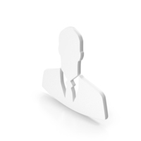 White Manager Icon PNG & PSD Images