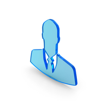 Blue Male Manager Icon PNG & PSD Images