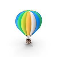 Colorful Air Balloon PNG & PSD Images