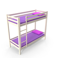 Pink Bunk Bed PNG & PSD Images