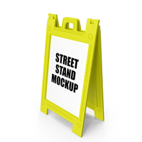 Yellow Street Stand PNG & PSD Images