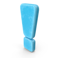 Blue Exclamation Symbol PNG & PSD Images