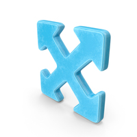 Blue Move Symbol PNG & PSD Images