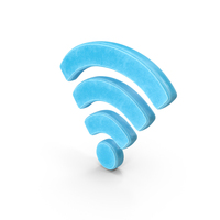 Blue WiFi Symbol PNG & PSD Images