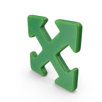 Green Move Symbol PNG & PSD Images