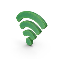 Green WiFi Symbol PNG & PSD Images