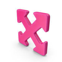 Pink Move Symbol PNG & PSD Images