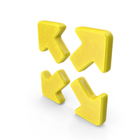 Yellow Maximize Symbol PNG & PSD Images