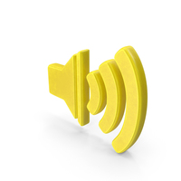 Yellow Volume Increase Symbol PNG & PSD Images