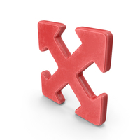 Red Move Symbol PNG & PSD Images