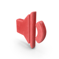 Red Volume Decrease Symbol PNG & PSD Images