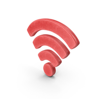 Red WiFi Symbol PNG & PSD Images